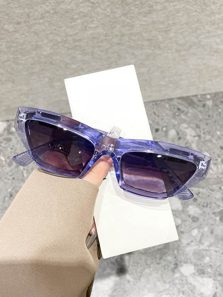 Óculos de sol estilo retrô casual coreano moda gatinho armação homem mulher personalizado tendência versátil esporte influenciador street wear