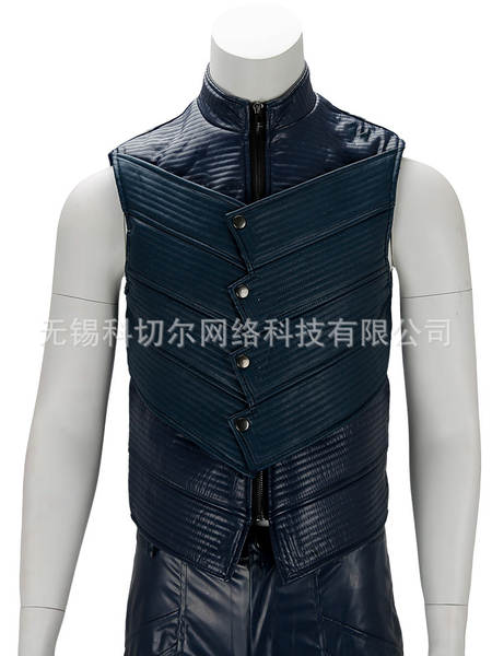 Vestido Cosplay de Vergil Azul