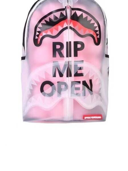 Esporte SG mal-humorado tubarão mochila estudante transparente mochila mochila mochila mochila mochila mochila