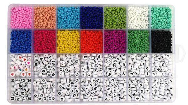 Conjunto de Contas de Cerâmica para Colar