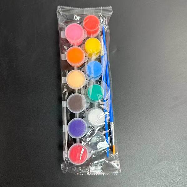 Painéis de acrílico para bonecas 3 ml 12 cores 6 cores Painéis de pintura de pedra para crianças