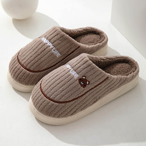 Chinelo de Felpa Quente para Mulher