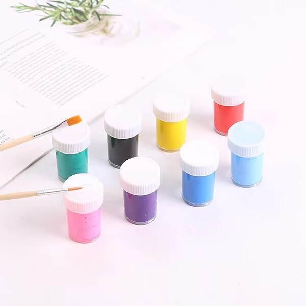 Painéis de acrílico para crianças 20ml DIY artesanal pintura de creme para crianças pintura de garrafa de óleo