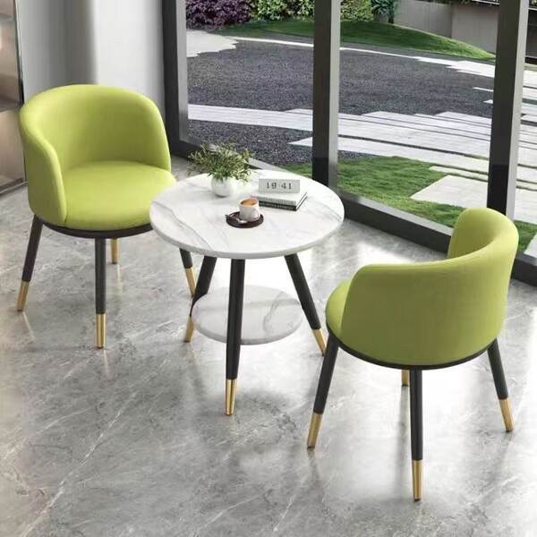 Mesa e cadeiras de varanda casual estilo nórdico moderno simples à moda intercâmbio