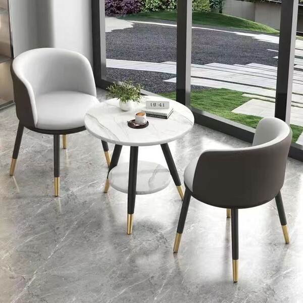 Mesa e cadeiras de varanda casual estilo nórdico moderno simples à moda intercâmbio