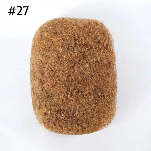 8 polegadas Afro kinky bulk cabelo cacheado para tranças de crochê cabelo humano volumoso pacote de fio