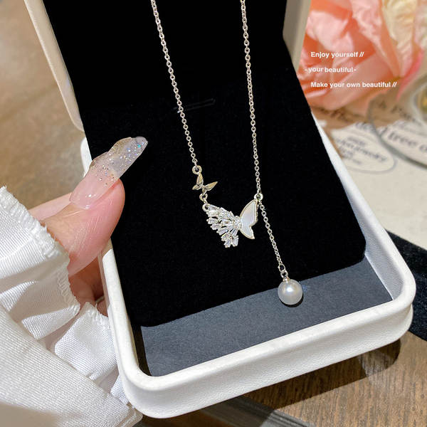 Colar feminino em titânio aço luxo não desbota versátil pendente sofisticado design exclusivo minimalista corrente clavícula acessório importação