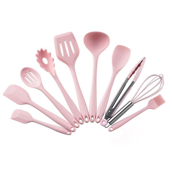 Conjunto de 10 Utensílios de Silício para Cozinha
