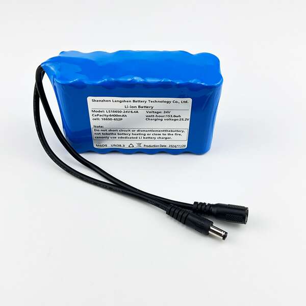 18650 bateria de lítio 24v5200mah bateria de grande capacidade de armazenamento de energia 18650 bateria de lítio triplo