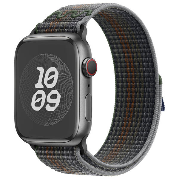 Compatível com apple watch 11 pulseira iwatch s10/9/8 nike nylon loop