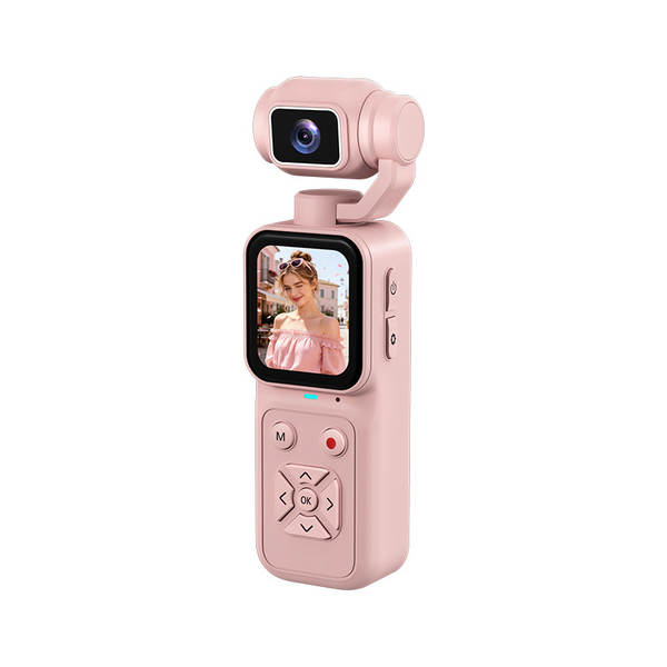 Câmera de bolso de alta definição 4K transfronteiriça de 180 graus girando a lente para fotografar câmera de nuvem ao ar livre para estudantes