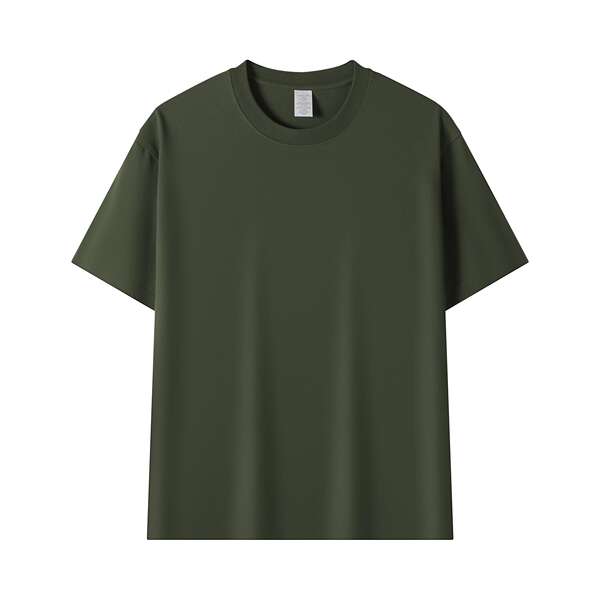 Americano de 230 gramas de peso de algodão puro sem costura de barril de tecido de mangas curtas T-shirts de cor limpa de cor limpa de camisa branca embrulhada