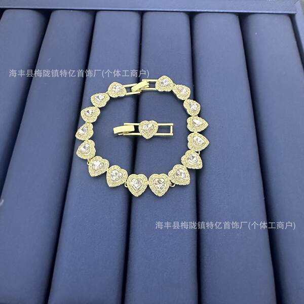 Casa Nova Cápsula Coração da Série Cheia de Colar de Pulseira Colar de Pulseira Colares de Ouro Fábrica de Vendas Diretas