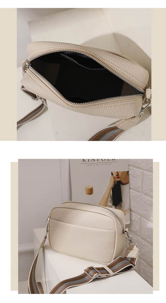 Bolsa feminina de couro PU preta