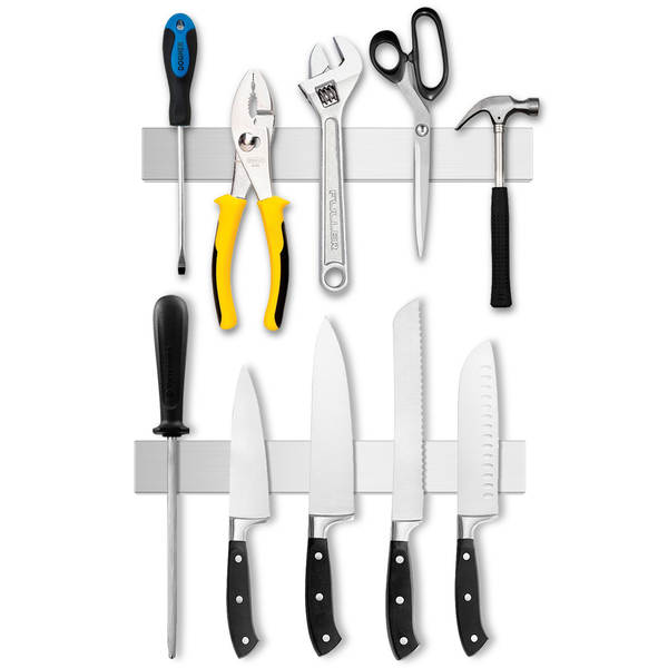 Suporte Magnético para Facas de Aço Inoxidável