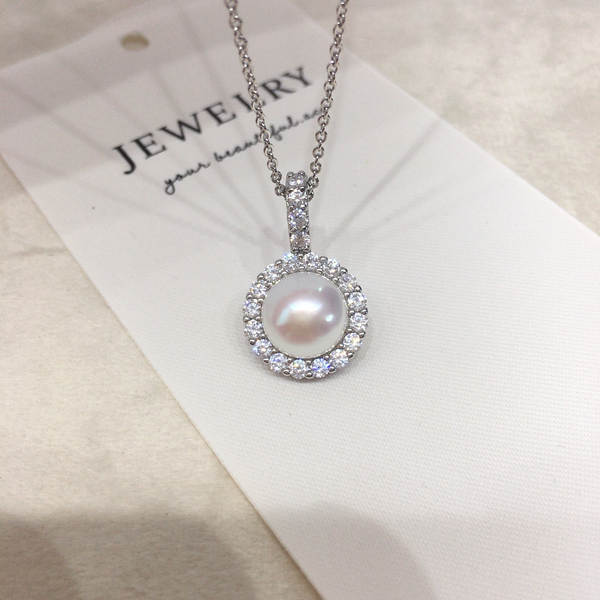 Colar de Pérola com Diamante