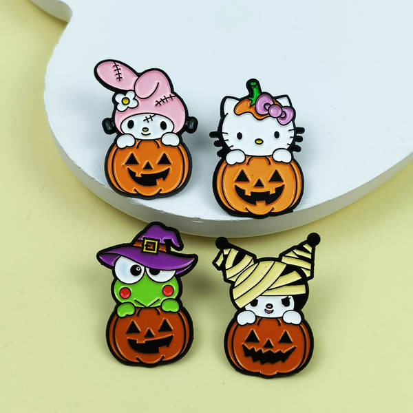 Broche de Abóbora Animada