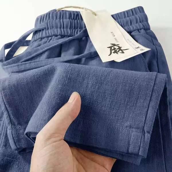 Calça de Linho para Verão