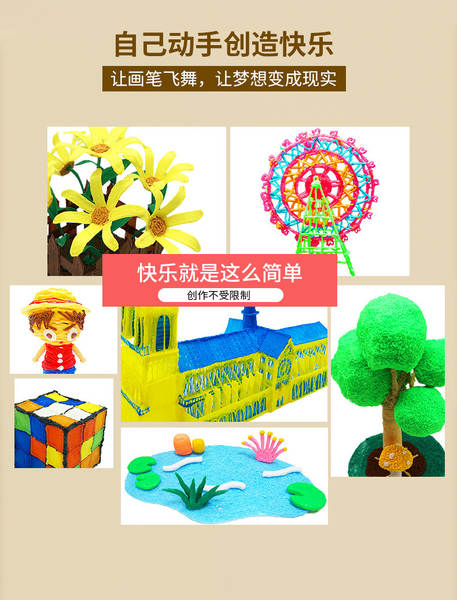 Calor de venda explosivos 3D impressão caneta 3dPEN estereótica pintura caneta impressão caneta crianças brinquedos alunos presentes ciência