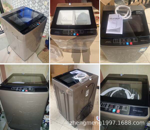 Máquina de lavar roupa automática com secadora