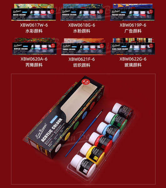 Tinta acrílica para pintura artística