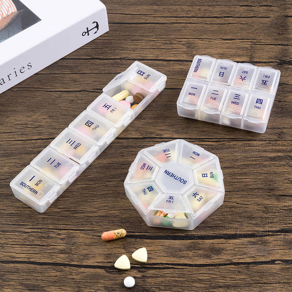 Caixa de Medicamentos Portátil 7 Dias