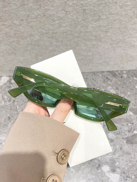 Óculos de sol estilo retrô casual coreano moda gatinho armação homem mulher personalizado tendência versátil esporte influenciador street wear