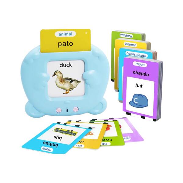 Conheça as máquinas de cartão português Talking Flash Card