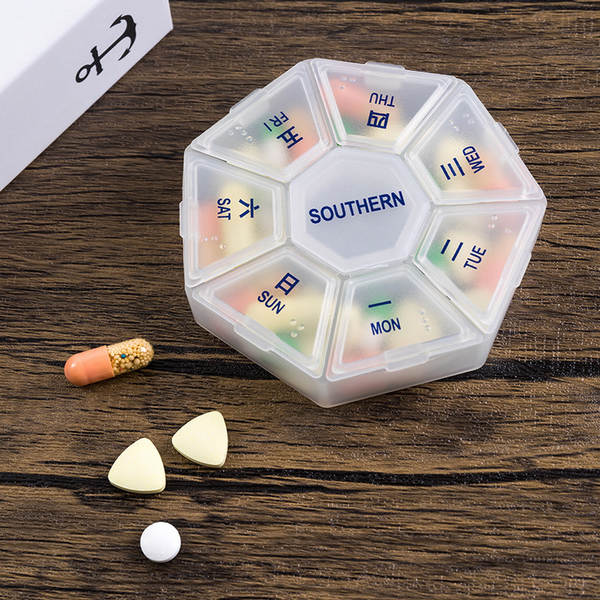 Caixa de Medicamentos Portátil 7 Dias