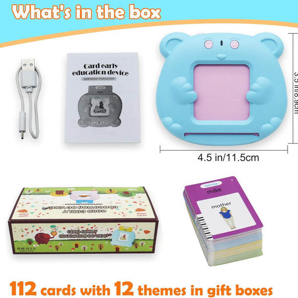 Conheça as máquinas de cartão português Talking Flash Card