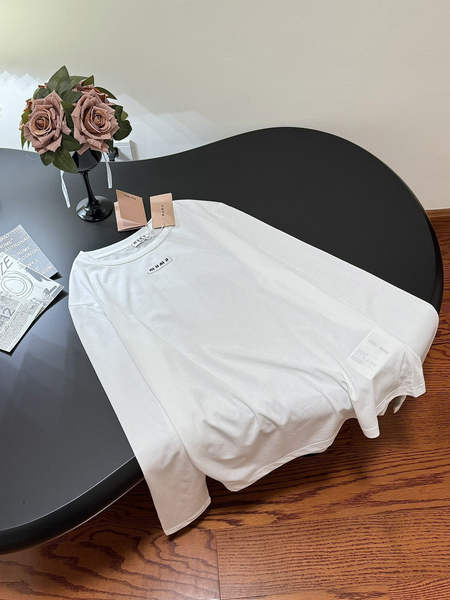 Camiseta feminina de manga longa para verão
