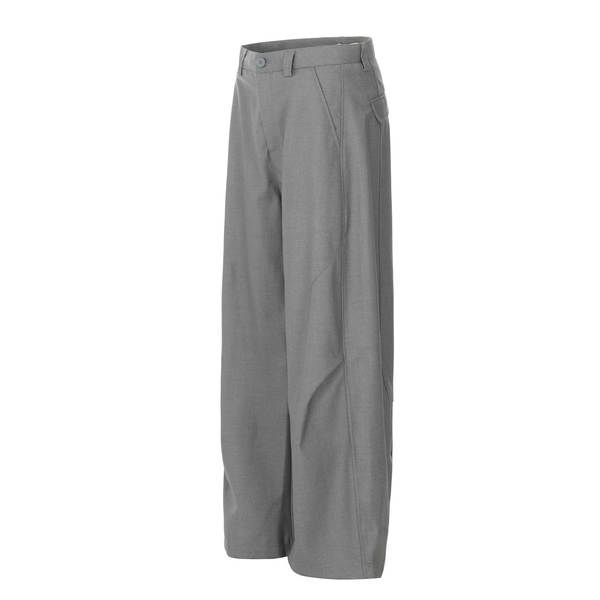 11KN Americano vintage curvado calças estereoscópico cortar calças relaxante relaxante homens e mulheres cleanfit simples calças compridas
