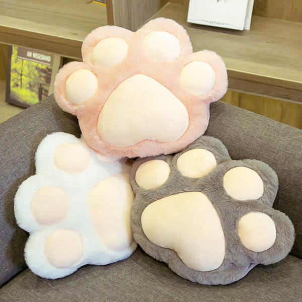 Bolsa de aquecimento para mãos em forma de pata de gato