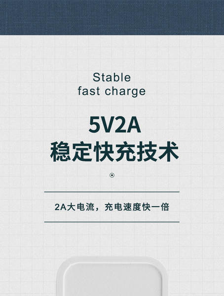 Carregador 5v2a 3C Certified Charging Head para Apple Huawei Fast Charging Head Adaptador de alimentação para smartphones