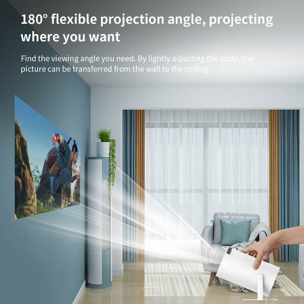 Projector HY300 Mini de alta definição, projetor portátil de canhão, projetor Wi-Fi transfronteiriço exclusivo