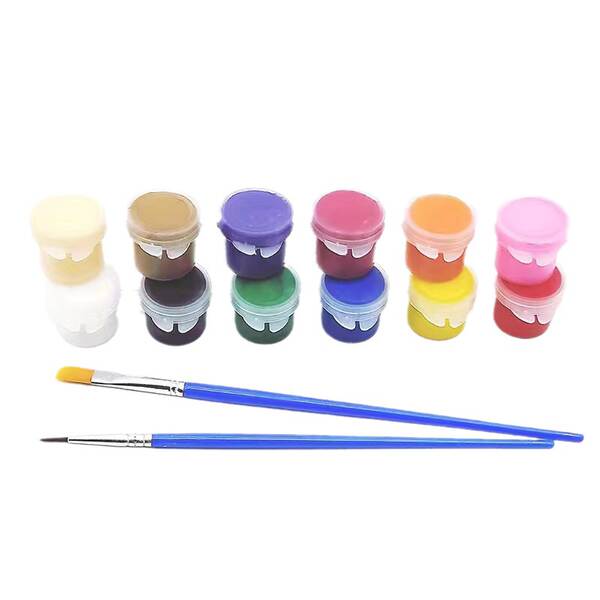 Tintas acrílicas 12 cores para pintura