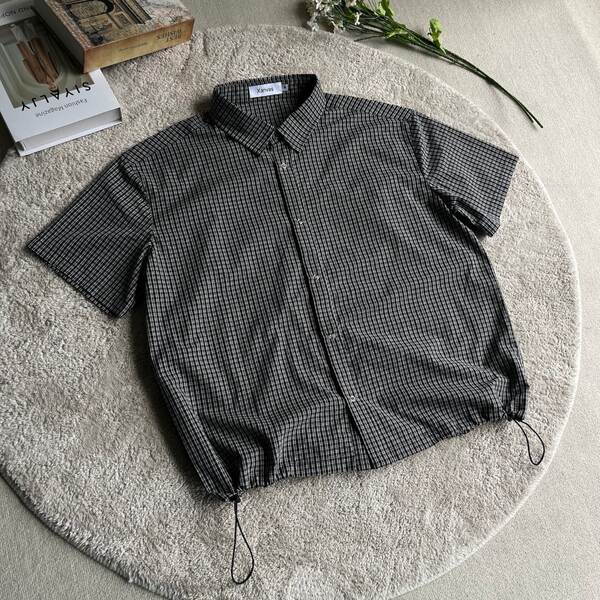 Transfronteiras de colheita manual royal bluegrass camisa curta curta curta curta estereótica camisa t-shirt