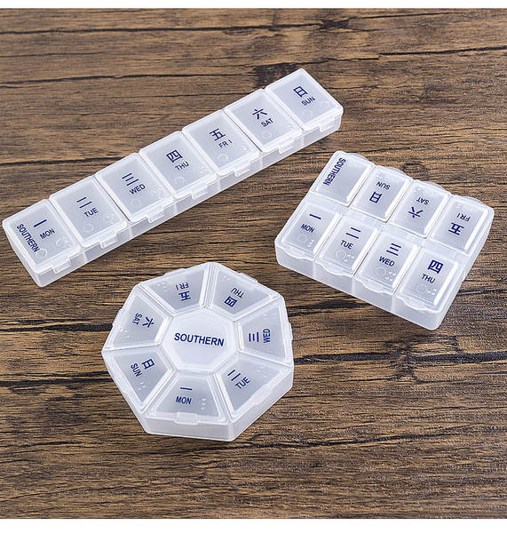Caixa de Medicamentos Portátil 7 Dias