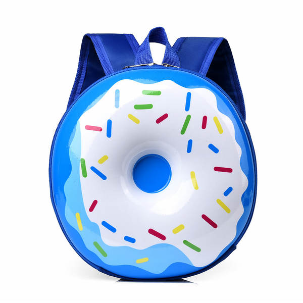 Cartão de criança novo desenho animado doce doce dois ombros mochila jardim de infância menino menina luz arco-íris mochila criativa