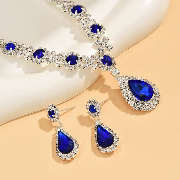 Preço especial!Joias europeias e norte-americanas de moda de alta qualidade de alta qualidade de joias de cristal