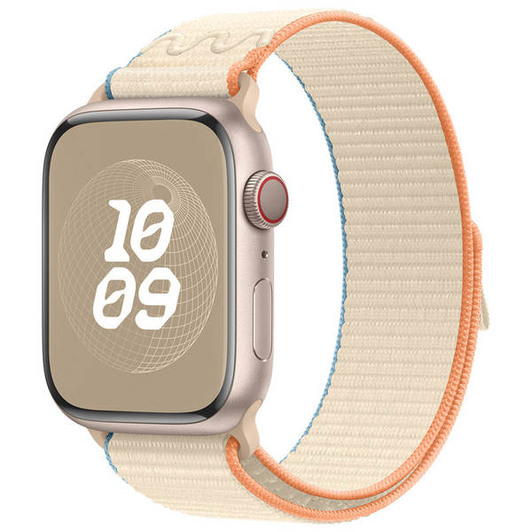 Compatível com apple watch 11 pulseira iwatch s10/9/8 nike nylon loop