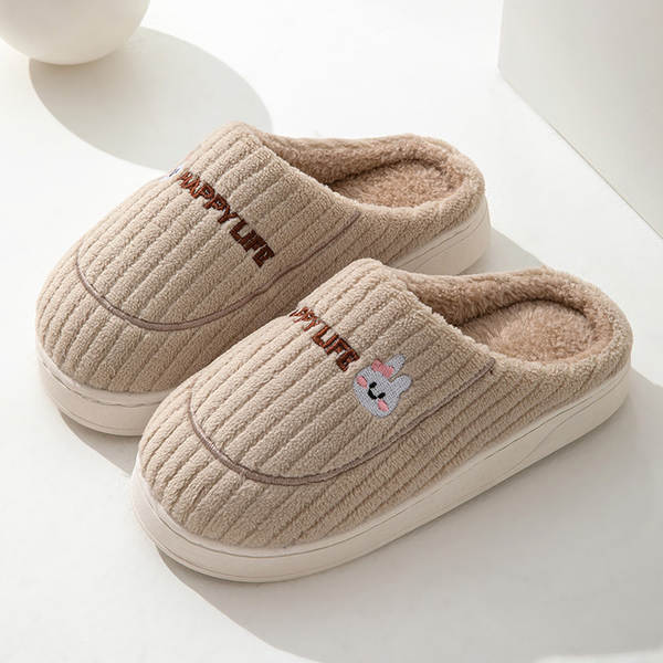 Chinelo de Felpa Quente para Mulher
