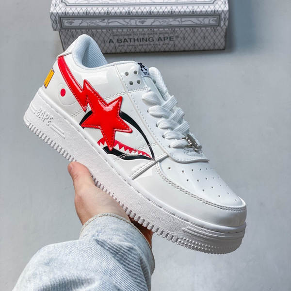 Bape Sta - Panda preto e branco de cabeça de macaco para homens e mulheres