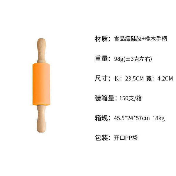Rolo de silicone para massa