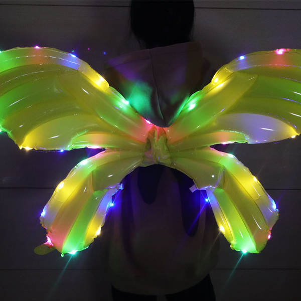 Brinquedos brilhantes de balão com asas de borboleta brinquedos de aniversário de aniversário para crianças arranjos de fotos de decoração