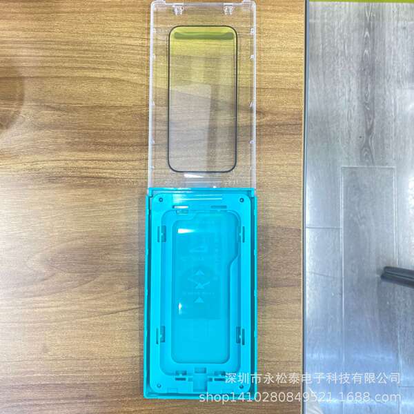 Para o iPhone 17 Pro Max 3D quente curvo sem cobertura de tela em todo o pacote de filmagem de aço sem obstrução de filmagem de telefone