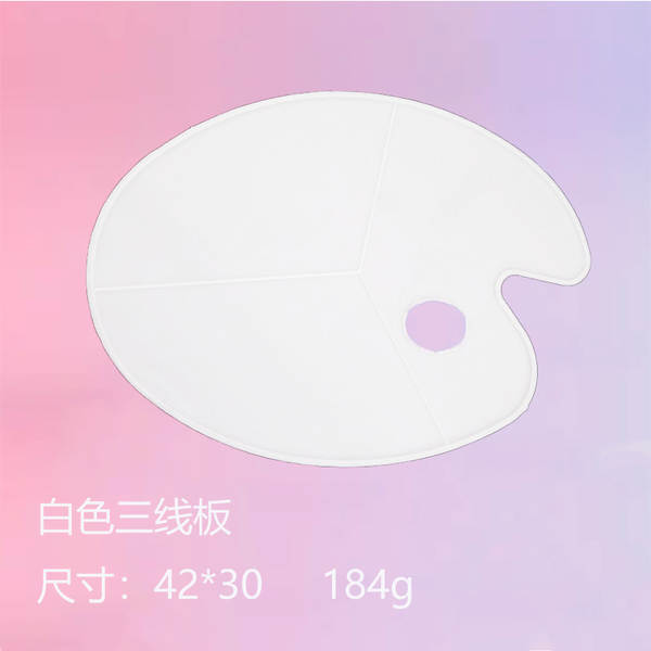 Fabricante atacado plástico branco placa de colorir pintura placa de colorir crianças acrílico água cor de pó placa de colorir