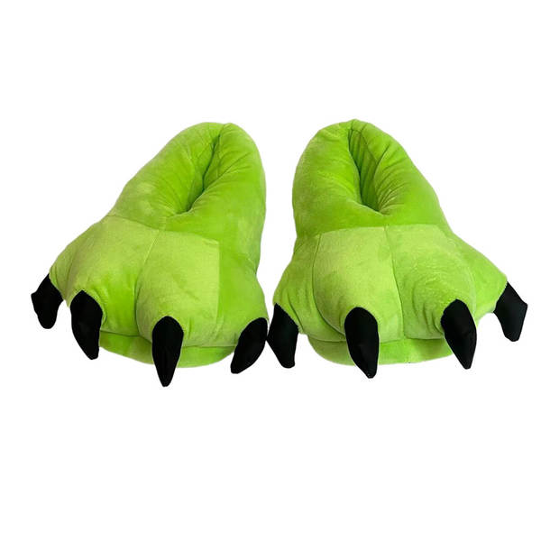 Chinelo de Dinossauro Peludo