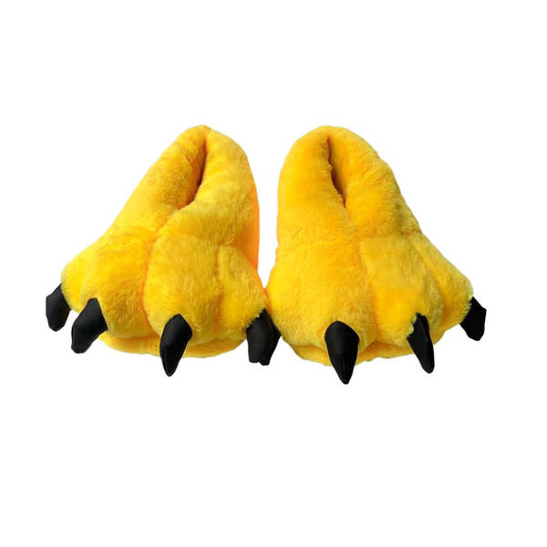 Chinelo de Dinossauro Peludo