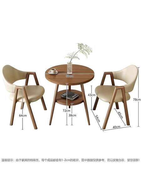 Cadeira de café convencional do Nordic Milk Tea Building com recepção simples para casa de pequeno tamanho